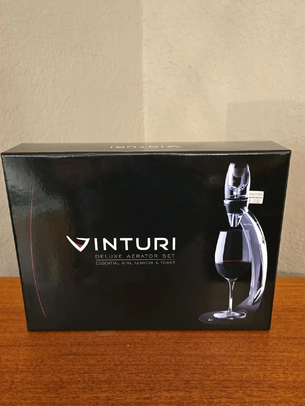 Vinturi Deluxe Wine Aerator Set with Aerator & Tower